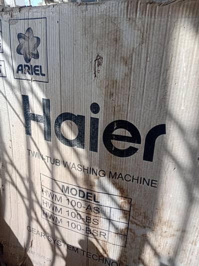 brand new washing machine