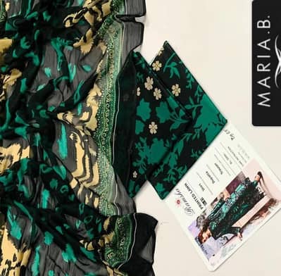 black printed lown