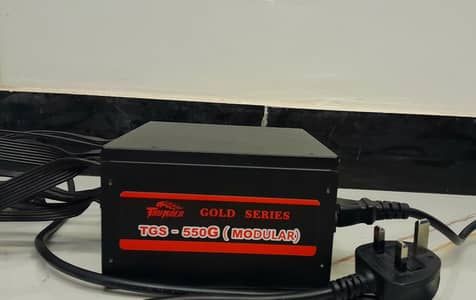 Thunder TGS-550G 550W 80+ Gold Power Supply – Fully Modular