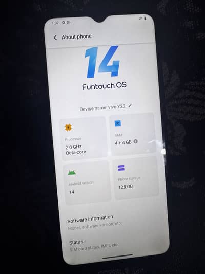 Vivo Y22
