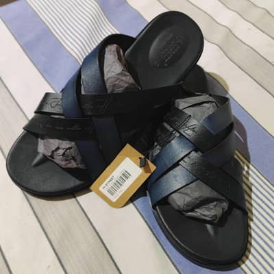 Hi-Street leather slippers size "45" for sale