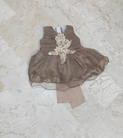 Beautiful baby frock in net fabric