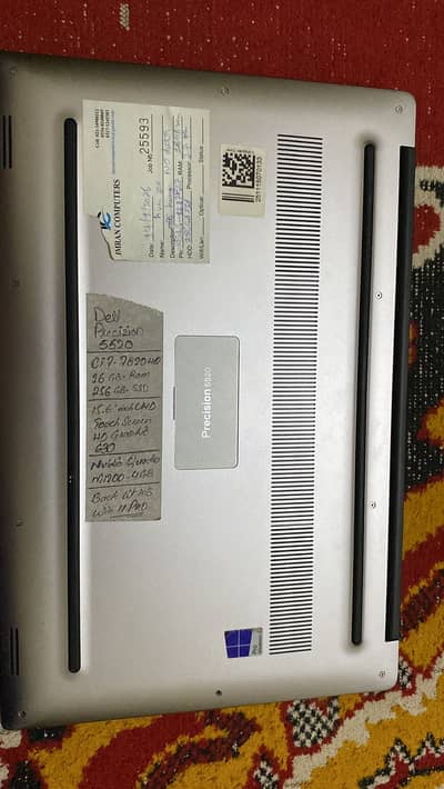 Dell Precision 5520 Core i7-7820HQ | 16GB RAM | 256GB SSD | 4GB Quadro