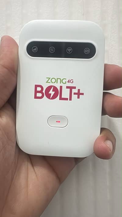 Zong 4g bolt+portable wifi device
