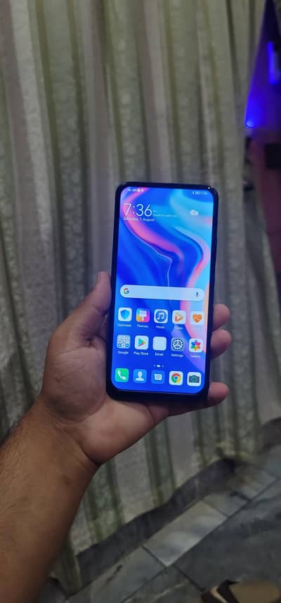 Huawei y9 prime popup camera 4gb 128gb only glass change