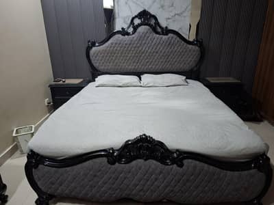 sheesham wood bed set