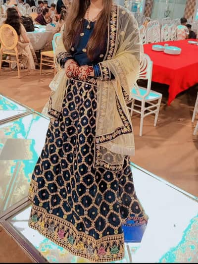 Bridal Fancy Maxi/Lehenga Style Dress
