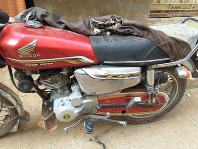 Honda cg 125 special edition self start exc yb ybr 110 150 gr inazuma