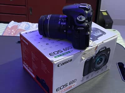 Canon 60D Full Kit | 18-55mm Lens + Flash + Battery Grip