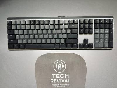 Logitech MX Mechanical Full Size Wireless Keyboard - Dongle Included