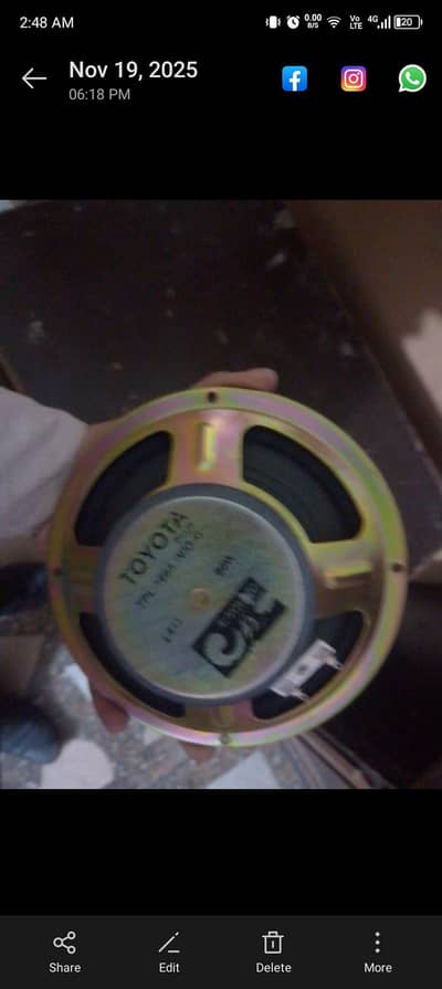 6 inch's full range speaker