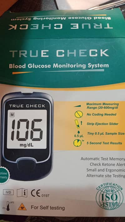 True Check Glucometer/Sugar Machine