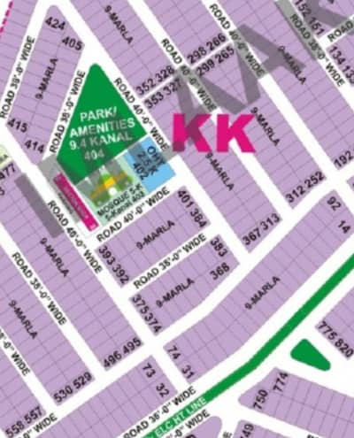 Phase 4 KK, 9 Marla Plot for sale at very attractive Location