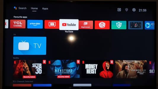 TCL 50" 50p615 4K UHD GOOGLE ANDROID 11v, SLIGHTLY 1YR USED ONLY