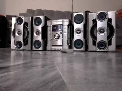 SONY mhc gn 88d hi-fi component sound system earth shaking bass