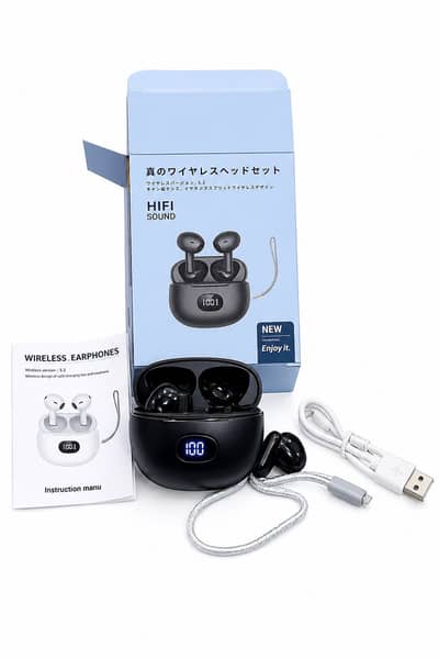 Hifi  sound wireless  earbuds| led display | bluetooth 5.3 |new box pa