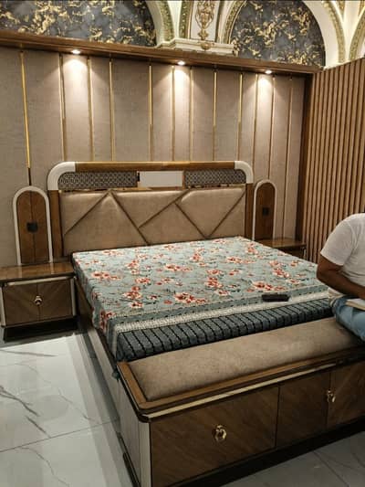 Just 8 Months used bed set with dressing and side tables