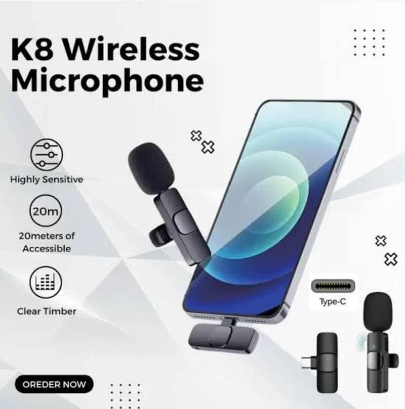 K8 Wireless Microphone 0