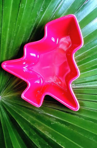 cute mini Christmas tree ceramic bowl / D