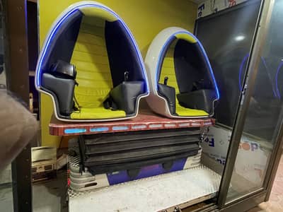 VR Motion Ride Twin Chairs 2D / 3D