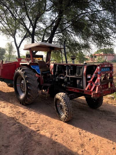 375 tractor and trolley for sale