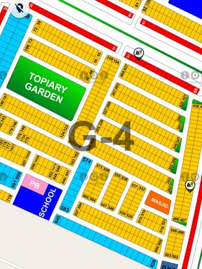10 marla plot for sale in G4 block