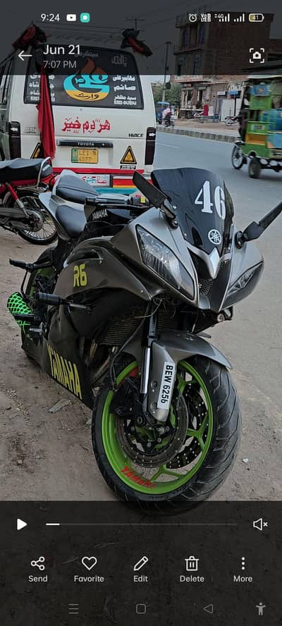 Yamaha r 6 fearing Honda CBR 4 cylinder engine