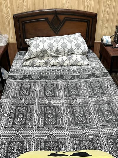 Wooden bed
