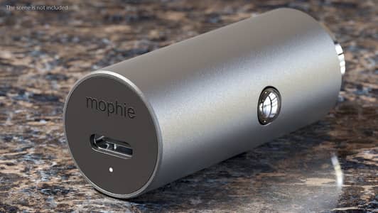 mophie TypeC USB- A, Fast  efficient 12W car charging for iPhone, iPad