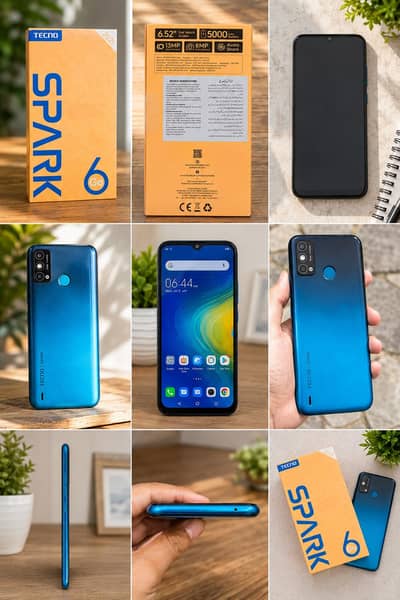 TECNO Spark 6 Go - 4GB RAM / 64GB Storage - 5000mAh