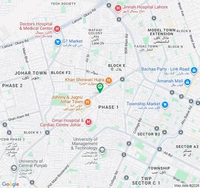 Spacious Commercial Plot Is Available In Johar Town Phase 1 For rent