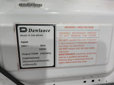 microwave oven