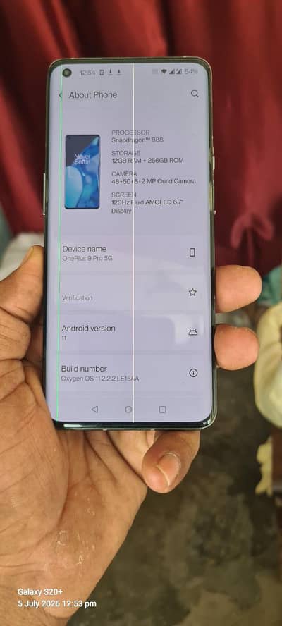 One Plus 9 Pro 5g 12 256