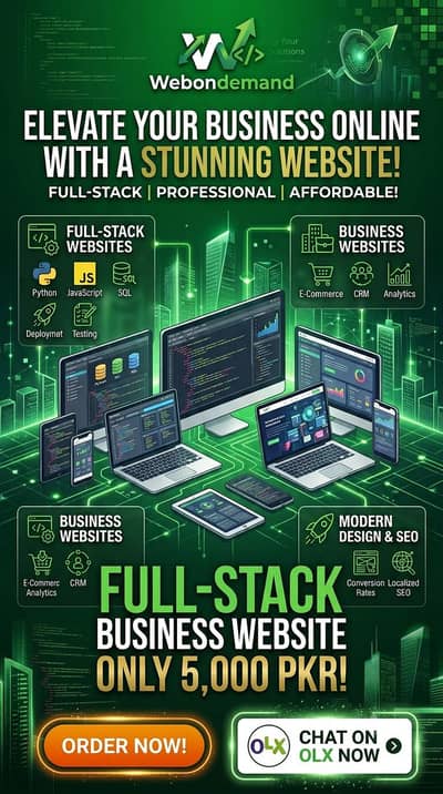 Professional Business Website Development - Only 5k PKR