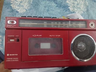 cassette player with radio