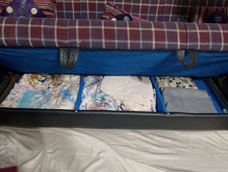 Sofa combed two pieces sofa convert in bed 0