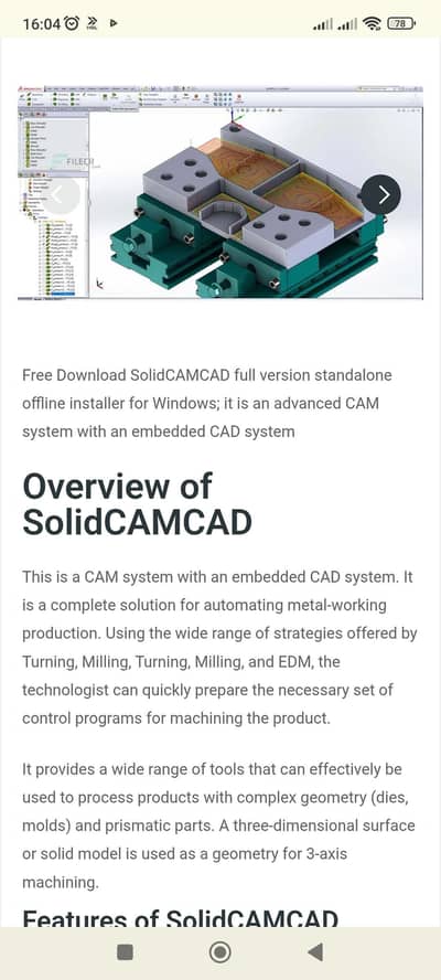 Cam Cad cam