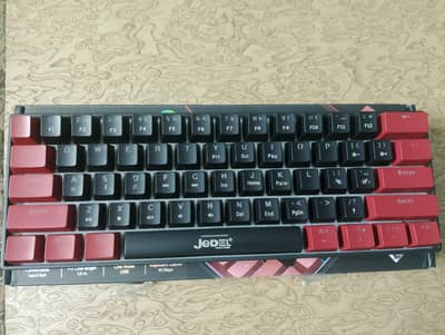 Jedel KL69 60% Mechanical Keyboard (Red Switches) - Complete Box