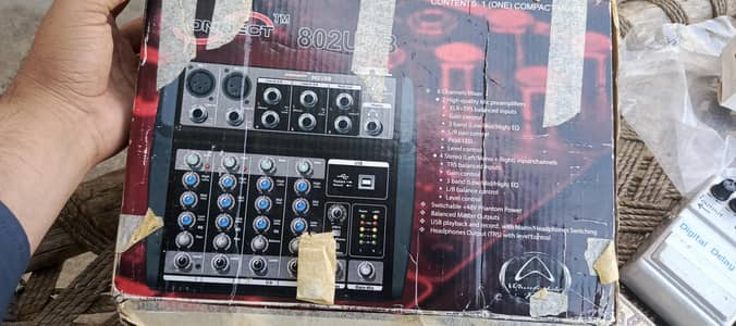 Wharfedale Connect 802USB audio mixer