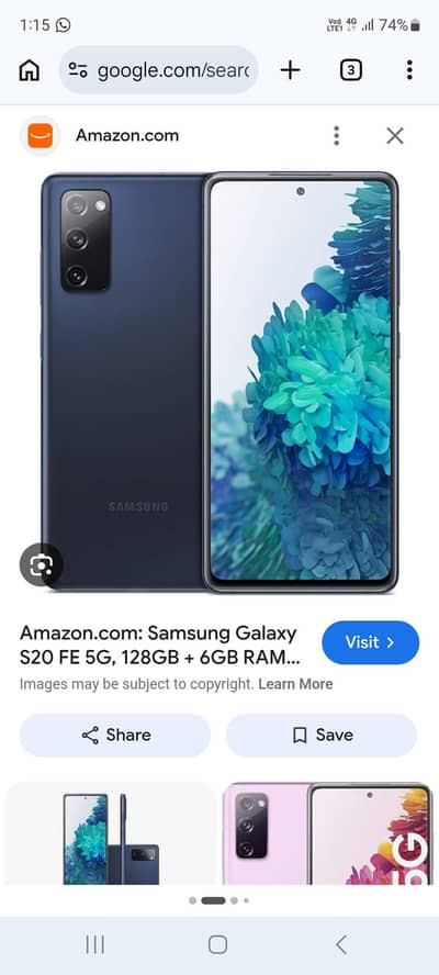 Samsung Mobile S20 FE