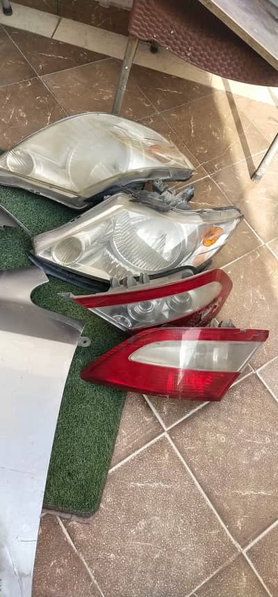 Honda City 2005, Front and back lights, with Fenders