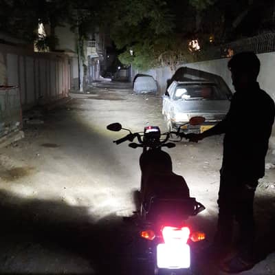 LED HID car n bike, powerful, clear road visiblety video YBR 125 Gs150