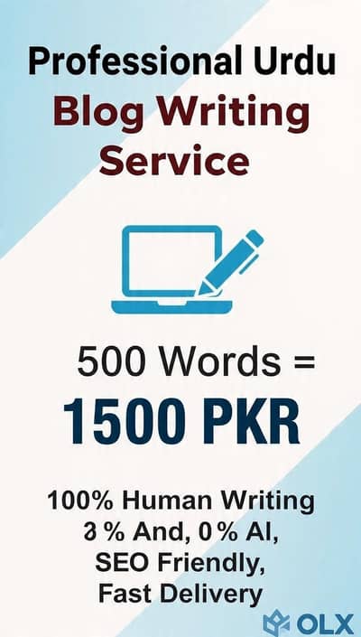 Professional Urdu Blog Writer | SEO + 100% Human