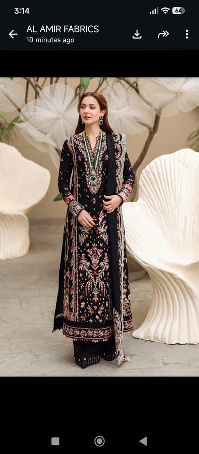 Qalamkar 3 pc dress for sale lawn