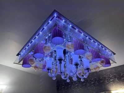 Elegant LED Chandelier – Used, Excellent Condition