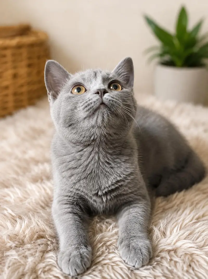 Beautiful Grey British Shorthair Kitten for Sale