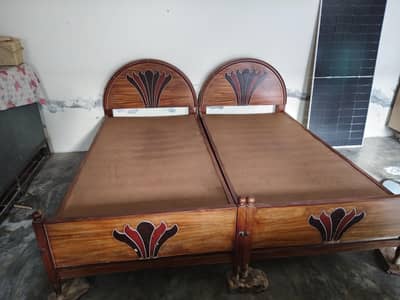 Single Bed(Pure wood)