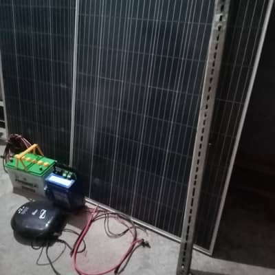 homage ups/mppt controller 60 watt/battery 10100mp/6mm waire/NECO330w