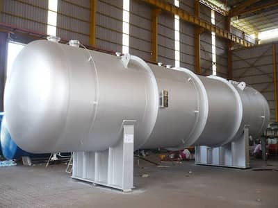 Pressure Vessels ,Boillers, Fuel storage containers.  Petroleum tanks