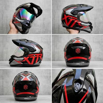 Index XTR Crystal Clear Visor off road Motocross helmet